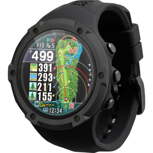 Shot Navi Golf Watch GPS Navigation Measurement Evolve PRO [Black]