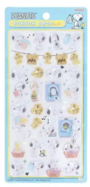 Bonbon Drop Stickers Peanuts Snoopy Laundry [S8812187] 
