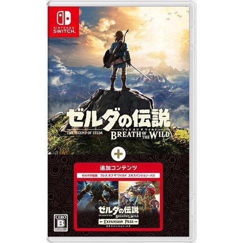 [Used] Nintendo Switch The Legend of Zelda: Breath of the Wild + Expansion Pass Game Software Nintendo Nintendo Switch