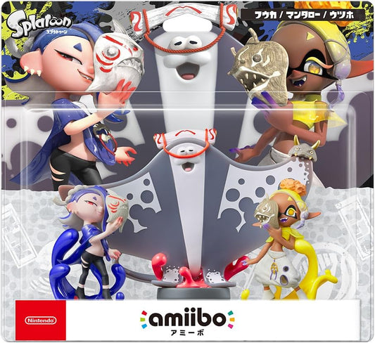 任天堂 amiibo スリミ連合セット NVL-E-AE3G [フウカ/ウツホ/マンタロー(スプラトゥーンシリーズ)]