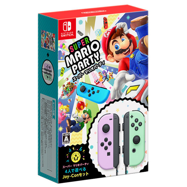 Nintendo Switch Super Mario Party Joy-Con Set Pastel Purple/Pastel Green HAC-R-ADFJAVA5
