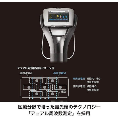 Tanita Inner Scan Dual Body Scale, Body Composition Monitor, Left and Right Body Part Measurements, RD-803L-BK 