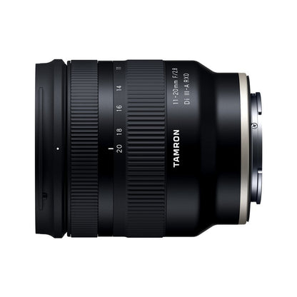 腾龙索尼 E 变焦相机镜头 11-20mm F/2.8 Di III-A RXD（型号 B060） 
