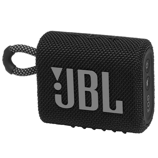 JBL Go 3 Portable Bluetooth Waterproof Outdoor Speaker JBLGO3BLK Black 