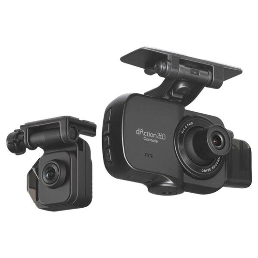 CARMATE カーメイト dAction 360D DC4000R 前後2カメラ+ 360°カメラ ドライブレコーダー