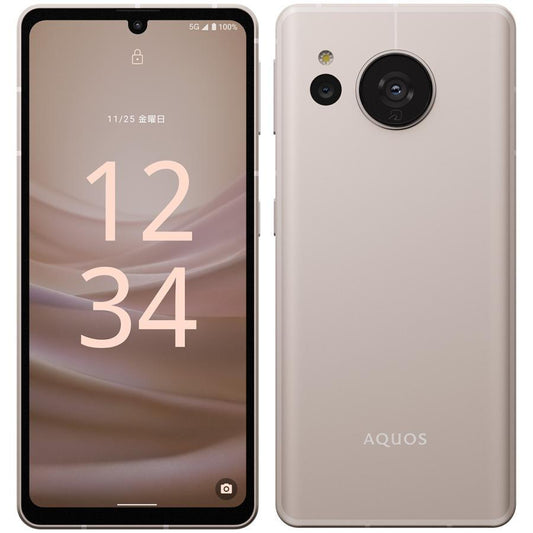 SHARP AQUOS sense7 夏普 Aquos Android 智能手机 无 SIM 卡 浅铜色