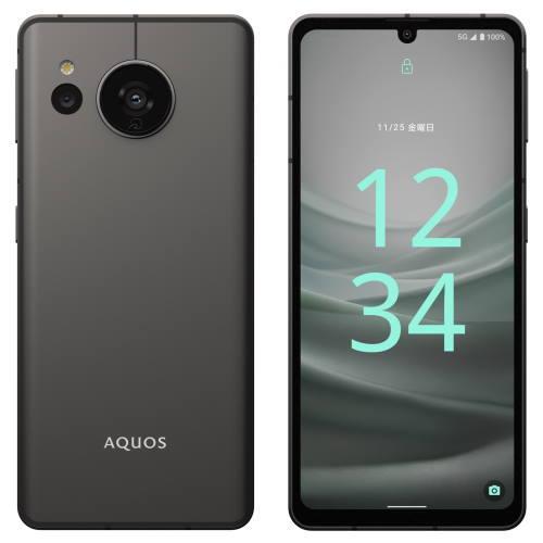 SHARP AQUOS sense7 无 SIM 卡夏普 AQUOS 智能手机 [黑色]