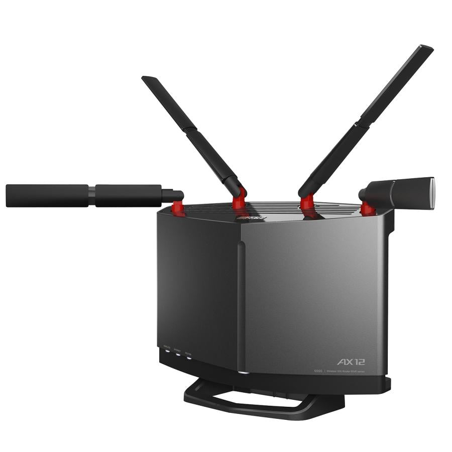 BUFFALO バッファロー Wi-Fi ルータ 無線LAN 親機 AirStation WXR-6000AX12P/D [チタニウムグレー]