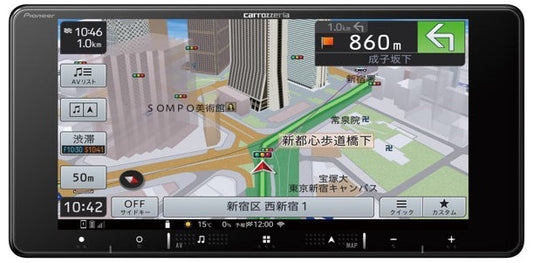 パイオニア PIONEER 楽ナビ カロッツェリア AVIC-RW720 カーナビ [7型 /フルセグ /Bluetooth対応]