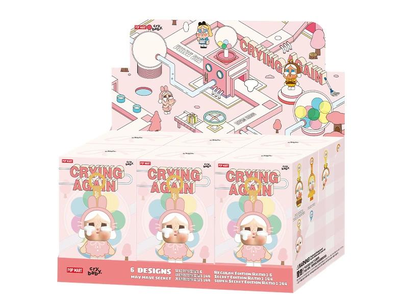 CRYBABY POP MART Crying Again シリーズフェイスぬいぐるみ [アソート]