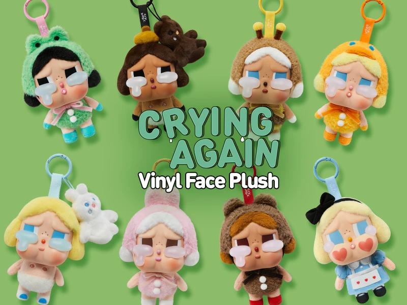 CRYBABY POP MART Crying Again シリーズフェイスぬいぐるみ [アソート]