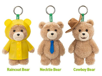 POP MART Ted2 泰迪熊动感毛绒玩具吊坠组合盒