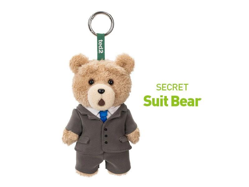 POP MART Ted2 泰迪熊动感毛绒玩具吊坠组合盒