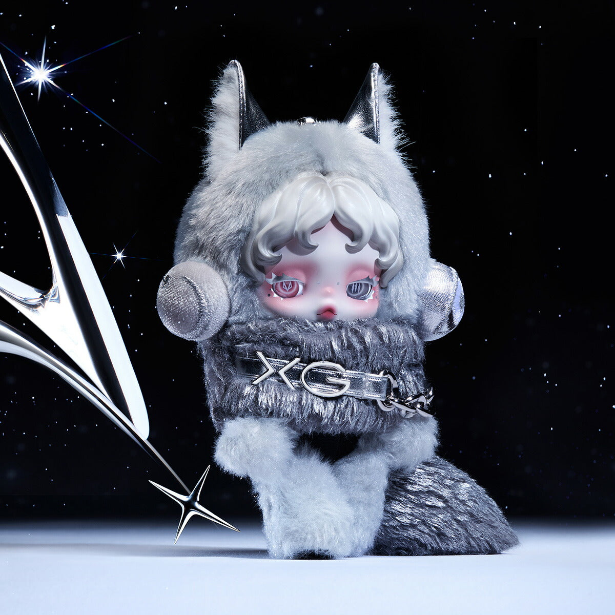 POP MART SKULLPANDA × XG Plush Doll Pendant (Japan Exclusive) [Gift wrapping available]