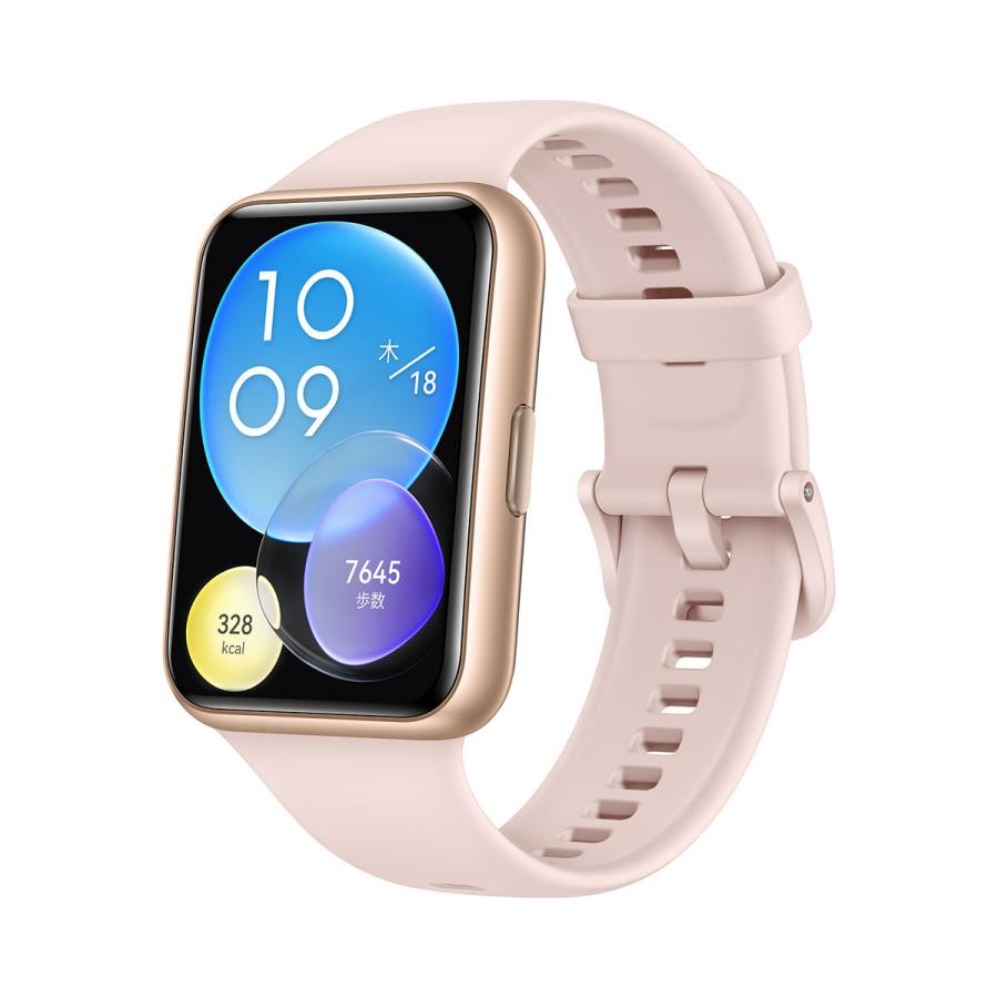 HUAWEI ファーウェイ ウェアラブル スマートウォッチ HUAWEI WATCH FIT 2 アクティブモデル [サクラピンク]