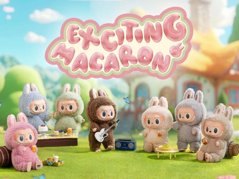 Labubu POP MART THE MONSTERS Exciting Macaron ぬいぐるみシリーズ アソートボックス
