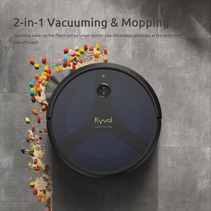 KYVOL kyvol D6 Black CybovacD6 [Robot Vacuum Cleaner]