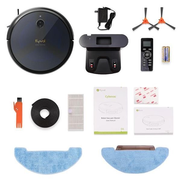 KYVOL kyvol D6 Black CybovacD6 [Robot Vacuum Cleaner]