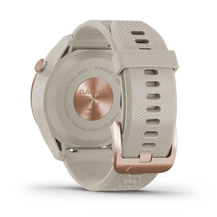 GARMIN ガーミン 腕時計 スマートウォッチ ゴルフ GPS ウェアラブル Approach S42 [Light Sand/Rose Gold]