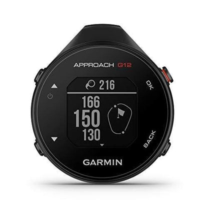 GARMIN Approach G12 Golf GPS Navigator, Distance Measurement, 010-02555-10 
