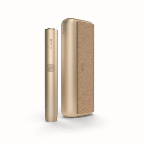 [Product registration not possible, manufacturer warranty not possible] IQOS Irma Prime E-Cigarette Heat-Not-Burn, Gold Khaki