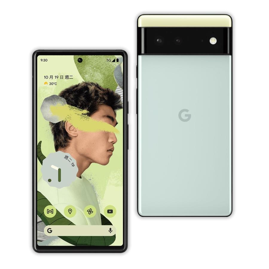 Google Pixel 6 256GB SIMフリーSorta Seafoam ブルー アンドロイド 本体