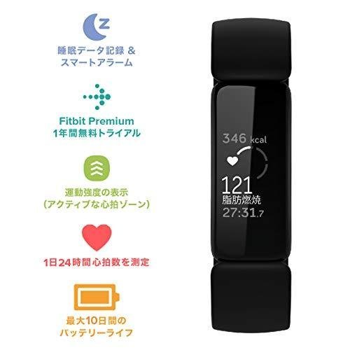 Fitbit フィットビット ウェアラブル活動量計 Inspire2 FB418BKBK-FRCJK [ブラック]