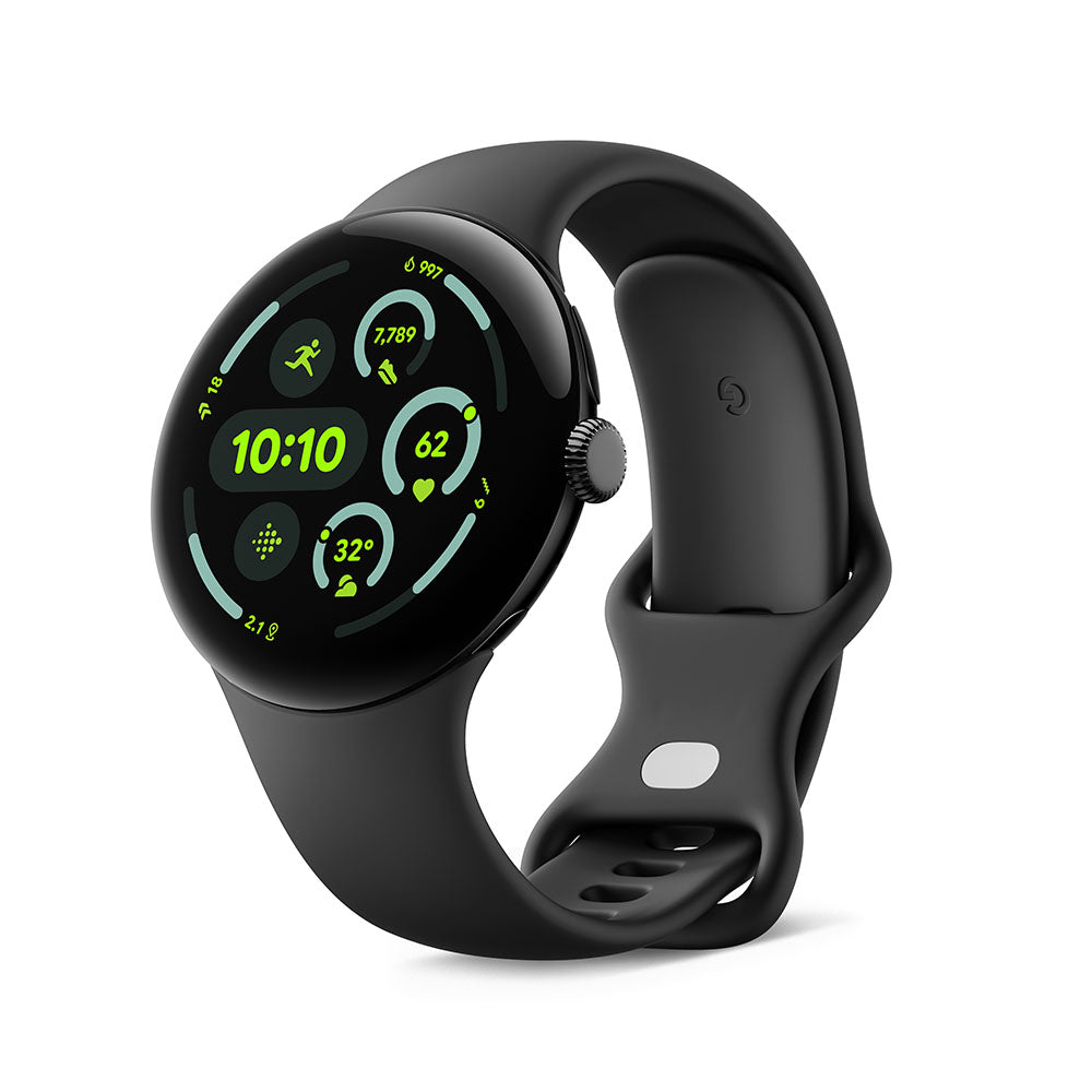 Google Pixel Watch 3 Wi-Fiモデル 45mm [Matte Black アルミケース/Obsidian アクティブ バンド]