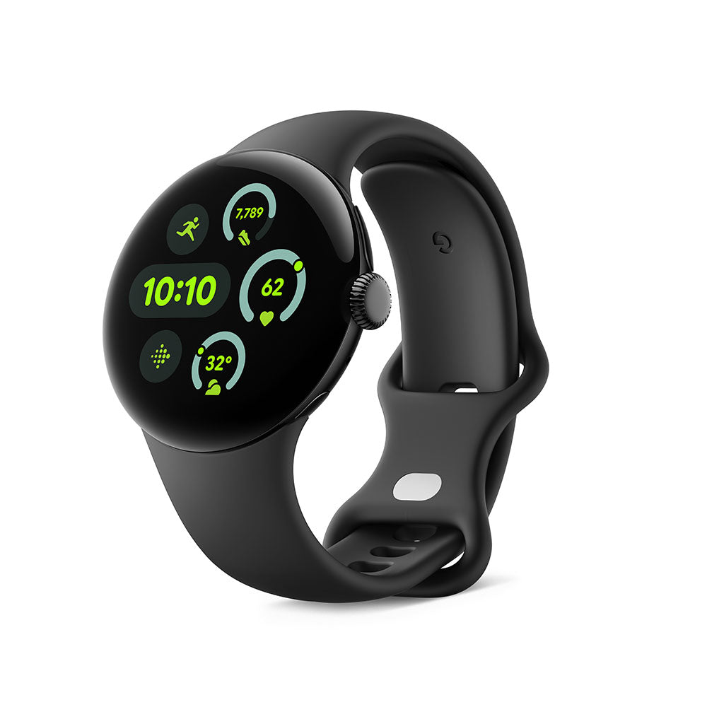 Google Pixel Watch3 41mm GA05757-US [Matte Black アルミケース/Obsidian アクティブバンド]