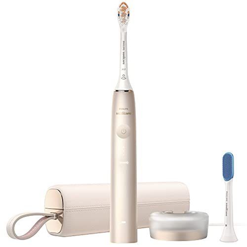 Philips Sonicare 9900 Prestige Electric Toothbrush with App Link HX9992/21 [Champagne] 