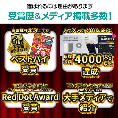 ESTILO エスティロ スチームイオンリフレッシャー 衣類管理機 脱臭 除菌 しわ スチーム 乾燥 快速 静音 コンパクト 工事不要 グSHOKAI