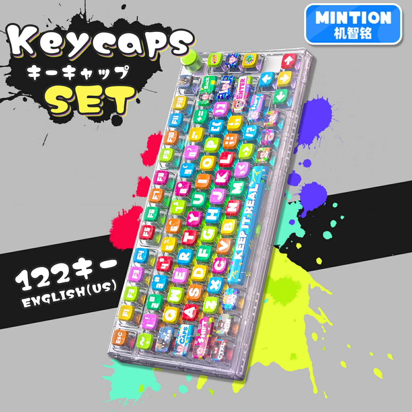 CREATIVE UNIVERSE RAPPER キーキャップ 122鍵 TRD – MoriMori Store
