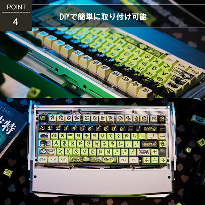 CREATIVE UNIVERS 135 Key Keycap Gaming Keycap PBT Sublimation Printing for Mechanical Keyboard Original Theme English Layout TRD
