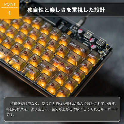 Lelelab Linear Axis Mechanical Keyboard TRD