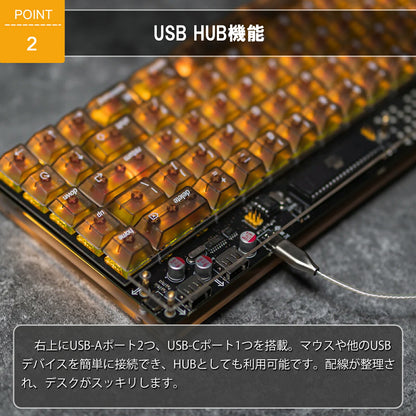 Lelelab Linear Axis Mechanical Keyboard TRD