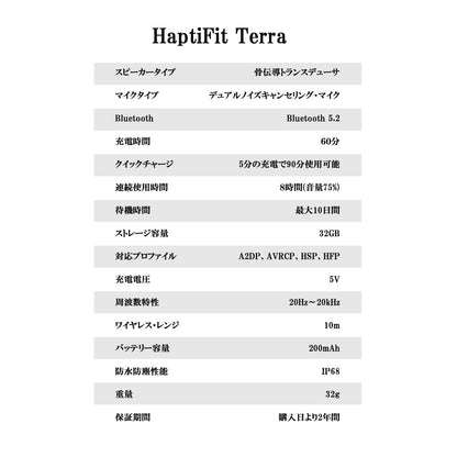 『日本初上陸』MOJAWA Terra 骨伝導イヤホン TRD