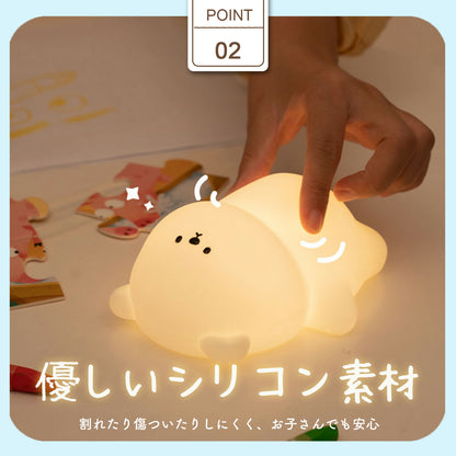 ぽてぽてシロクマ ナイトライト USB充電式 TRD
